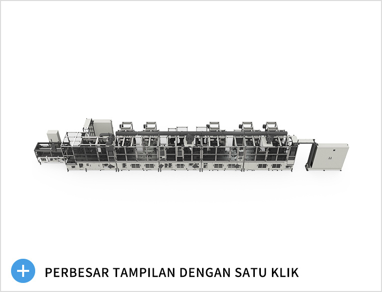 Line perakitan baterai フタ組付機